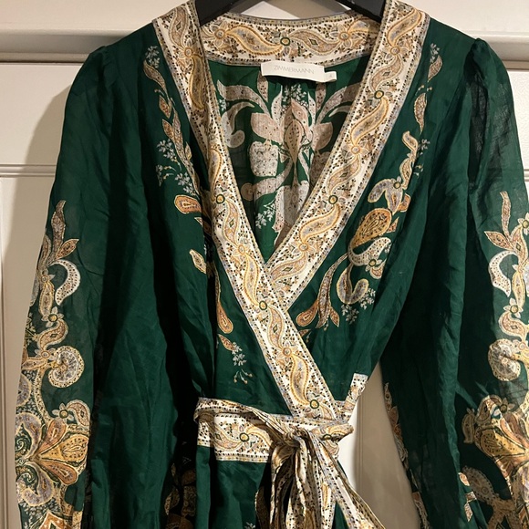 ZIMMERMANN
Devi printed cotton wrap dress - US 12 - Picture 15 of 15